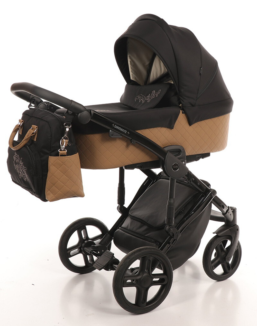 Детская коляска Nuovita Diamante 2 в 1 Marrone / Коричневый