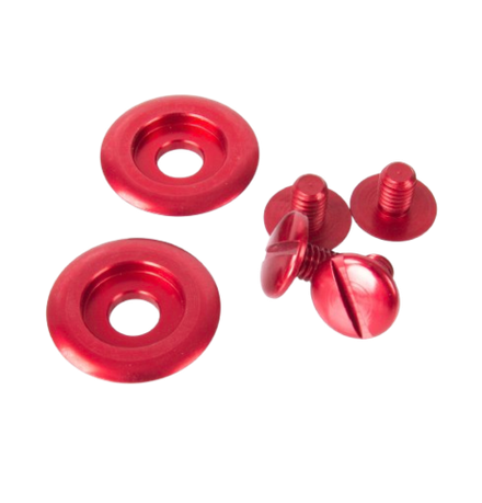 Комплект винтов для шлема Kart Master для Arai GP-6/SK-6 красный