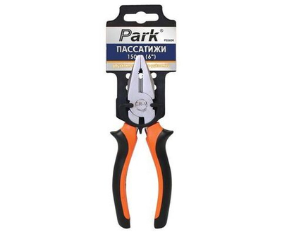 Пассатижи Park 160мм 2к ручка PSS6DK, 352009