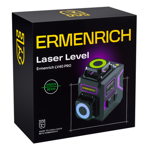 Лазерный уровень Ermenrich LV40 PRO, фиолетовый
