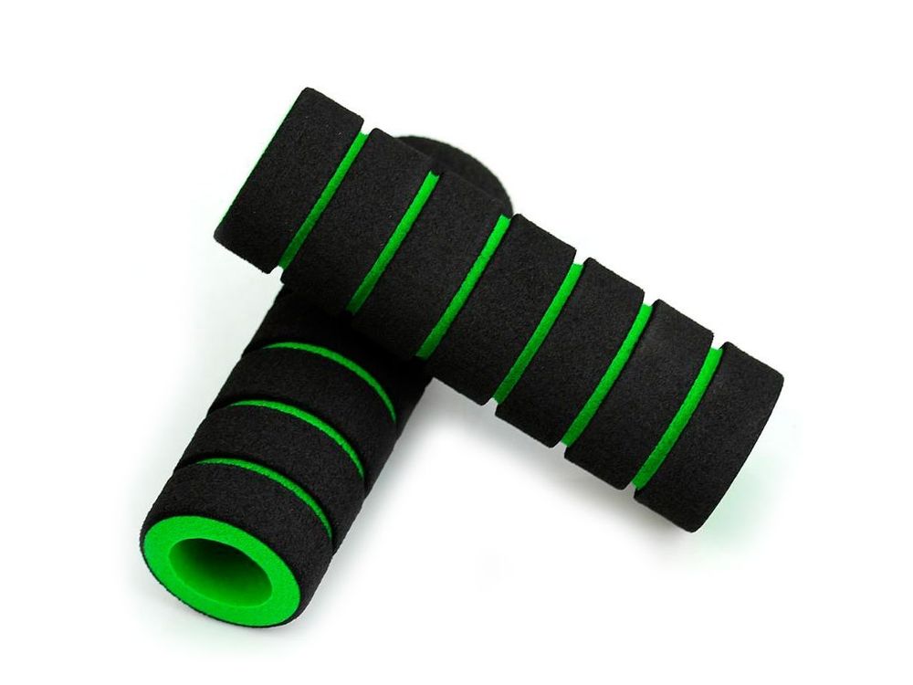 Мягкие антискользящие накладки для велоруля: НМВТ-OM  (Зелёный)