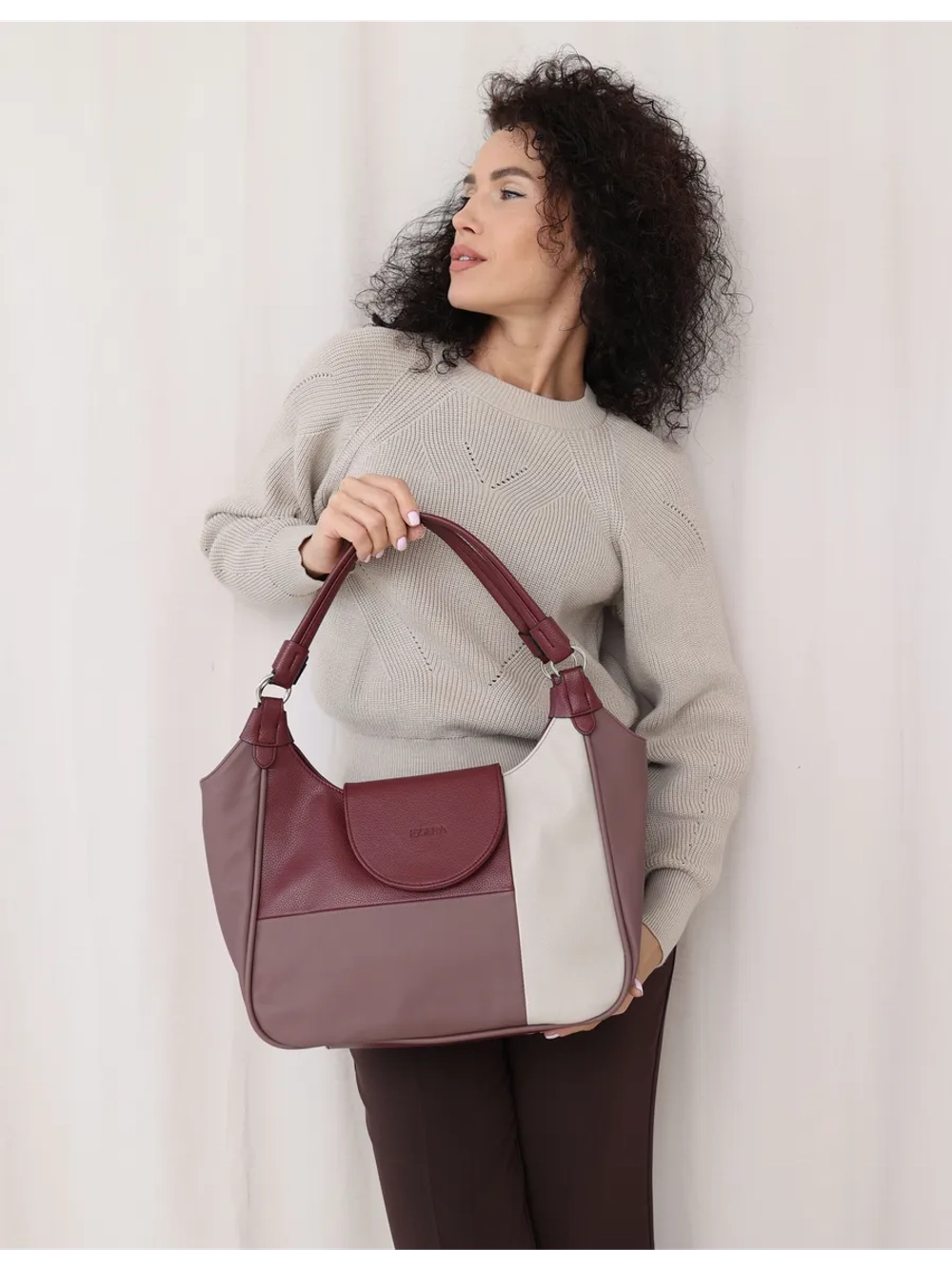 сумка через плечо средняя классическая