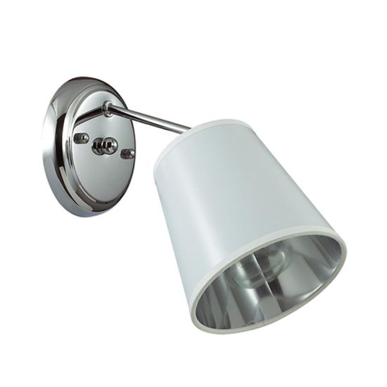 3314/1W COMFI LN17 93 хром/абажур ткань/подвески хрусталь Бра E14 40W 220V ZULIENNA