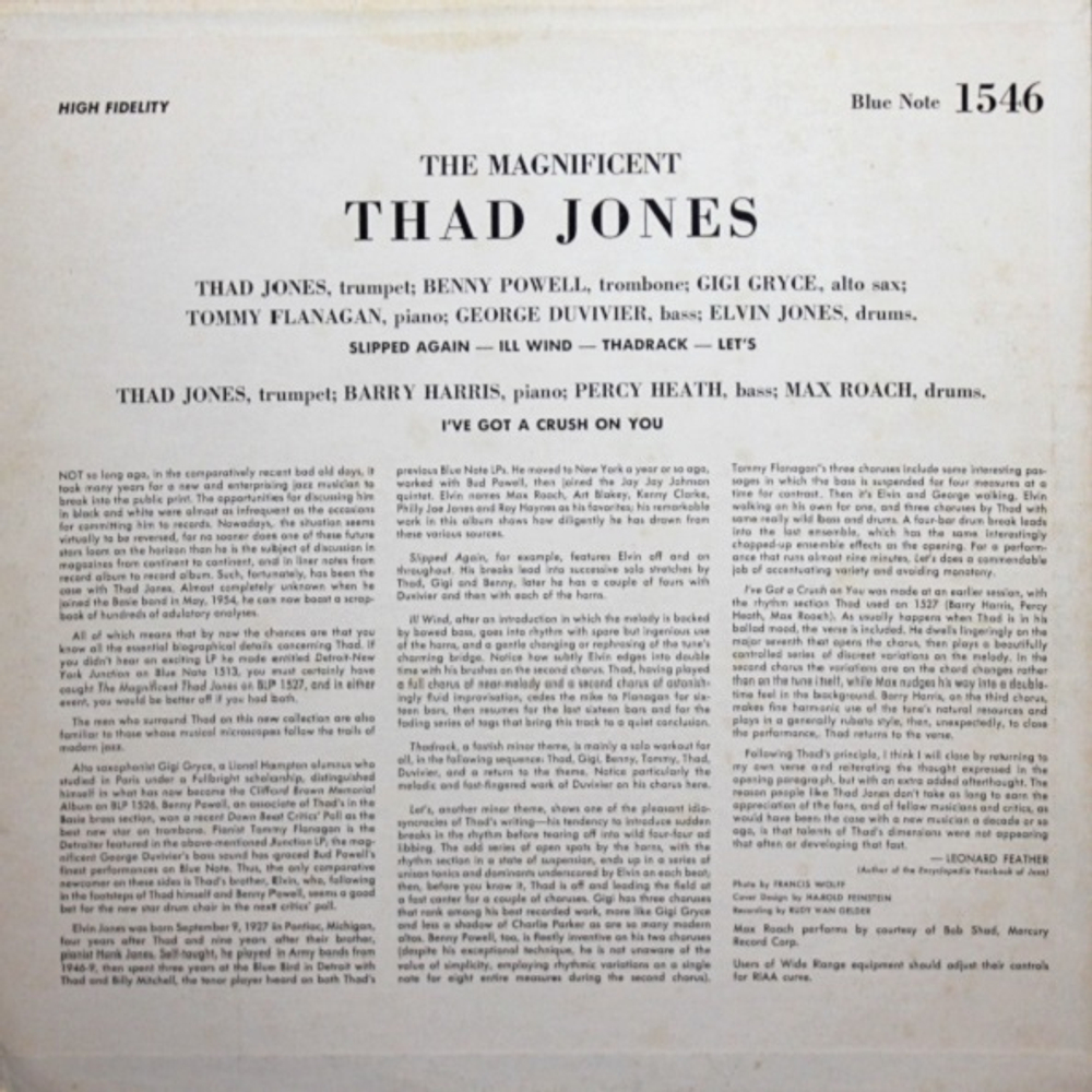 Thad Jones / The Magnificent Thad Jones (Vol. 3)(LP)