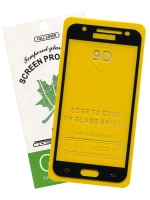 Защитное стекло Glass для Samsung Galaxy J3 (2017)/J3 (2018) /9D полный клей, черная рамка