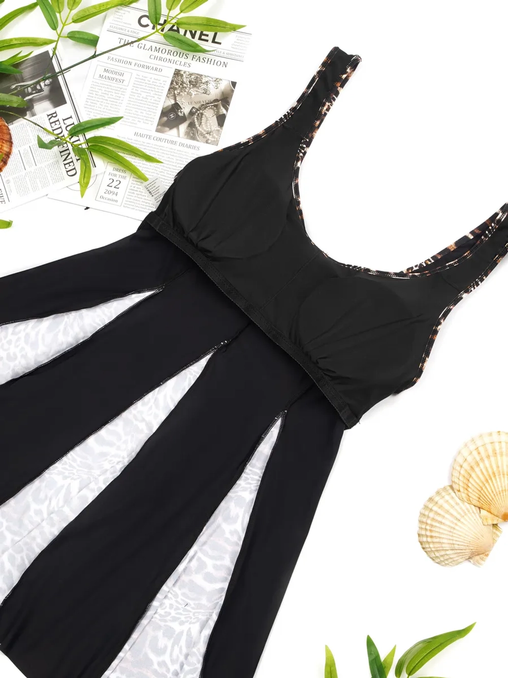 купальник слитный танкини больших размеров