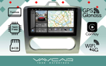 Магнитола для Ford Focus 2005 - 2011 (климат) - Vaycar VA17-003A-2K на Android 13, 8-ядер, 2K QLED, ТОП процессор, CarPlay,4G SIM-слот