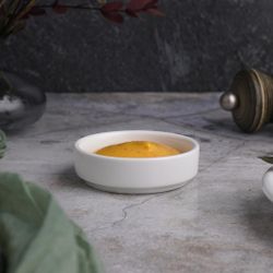 Соусник 40 мл d 7,1 см h2 см круглый белый фарфор P.L. Proff Cuisine [6]