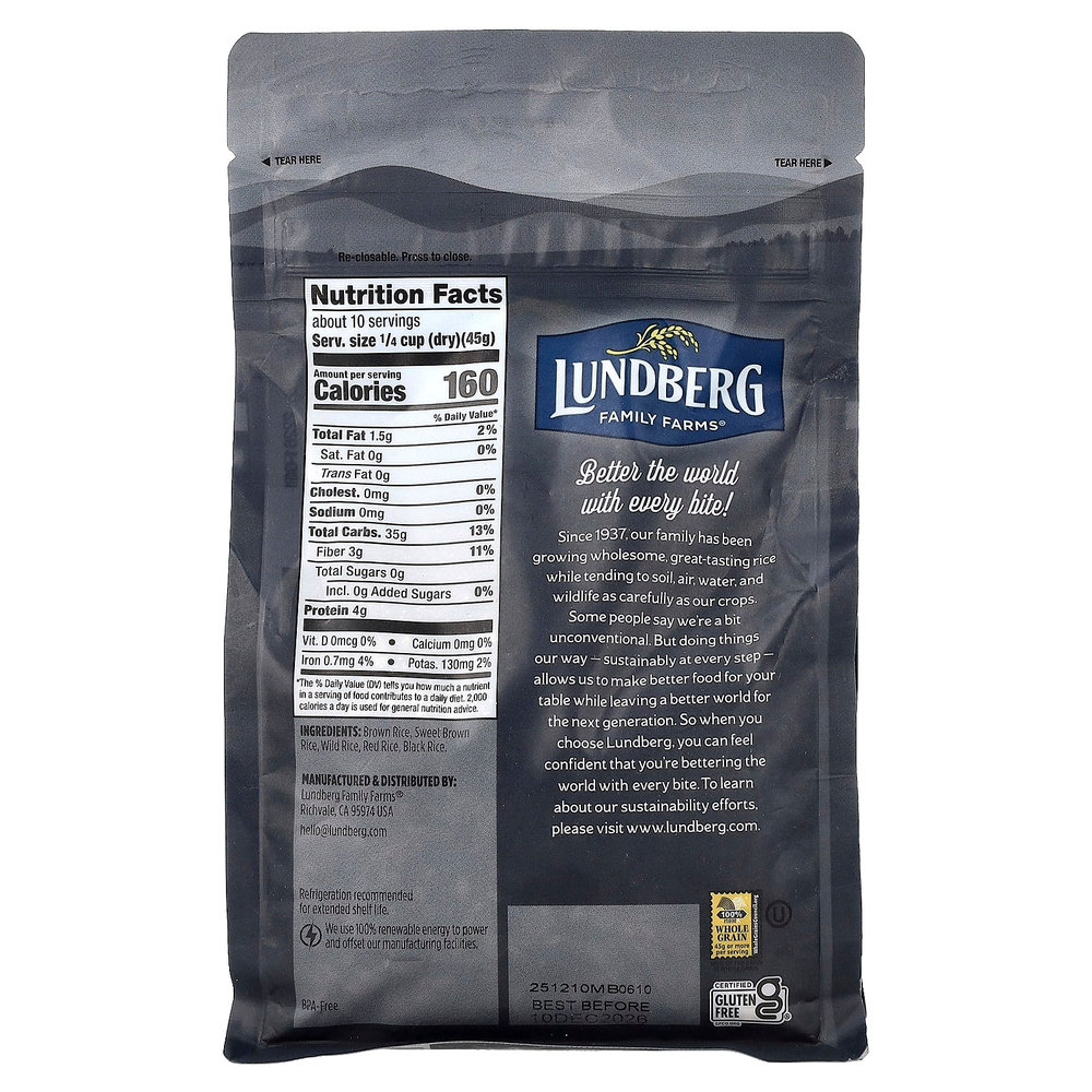 Lundberg, Wild Blend®, рис для гурманов, 454 г (16 унций)