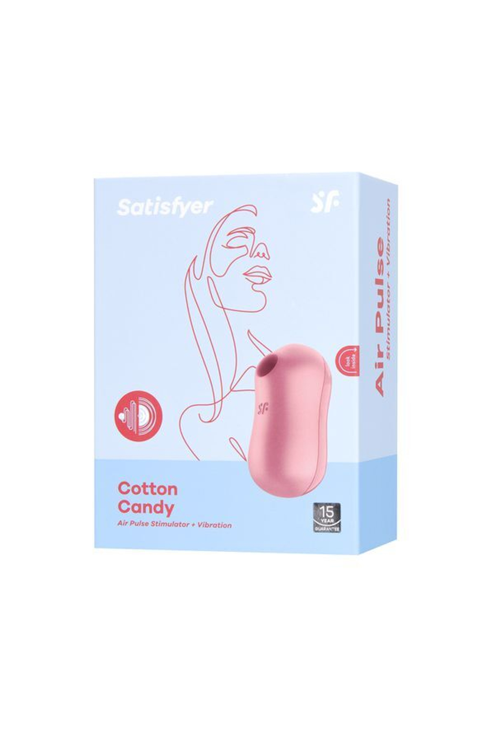 Вакуум-волновой бесконтактный стимулятор клитора Satisfyer Cotton Candy
