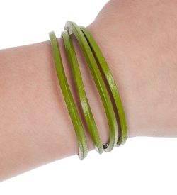 Y-BKB064 Браслет цветной нат.кожа