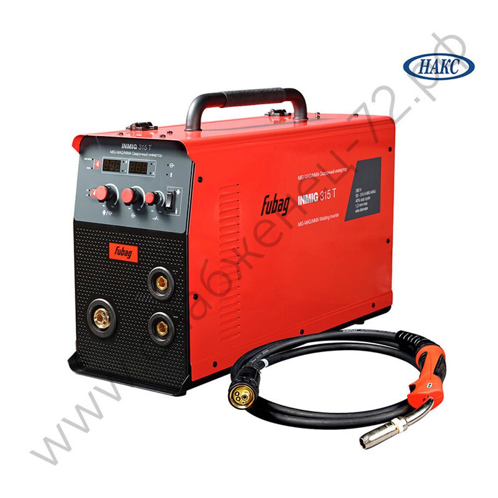 FUBAG Сварочный полуавтомат инвертор INMIG 315 T НАКС  + горелка FB 360 3 м