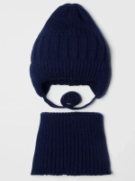 Шапка детская осенняя со снудом