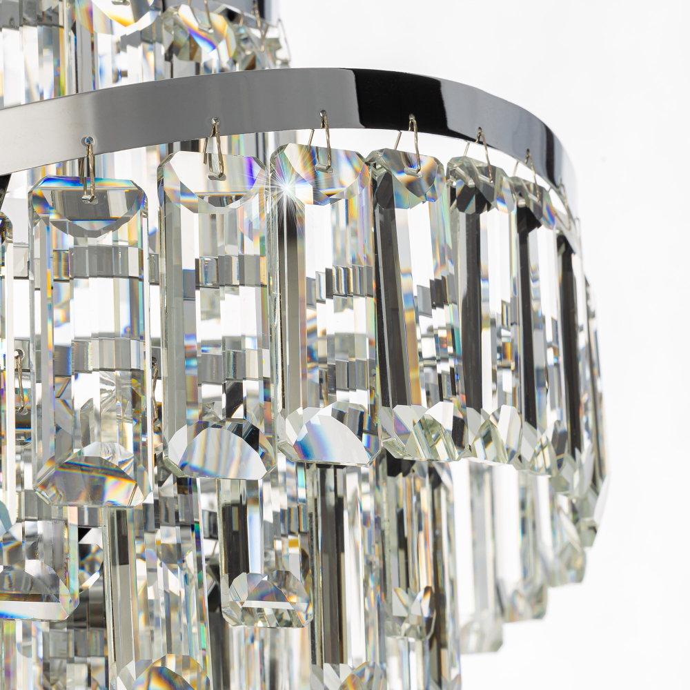 Citilux NAIAD CL315151 Люстра хрустальная подвесная Хром