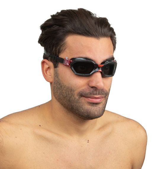 Очки для плавания Seac Aquatech тонированные стекла черный/красный
