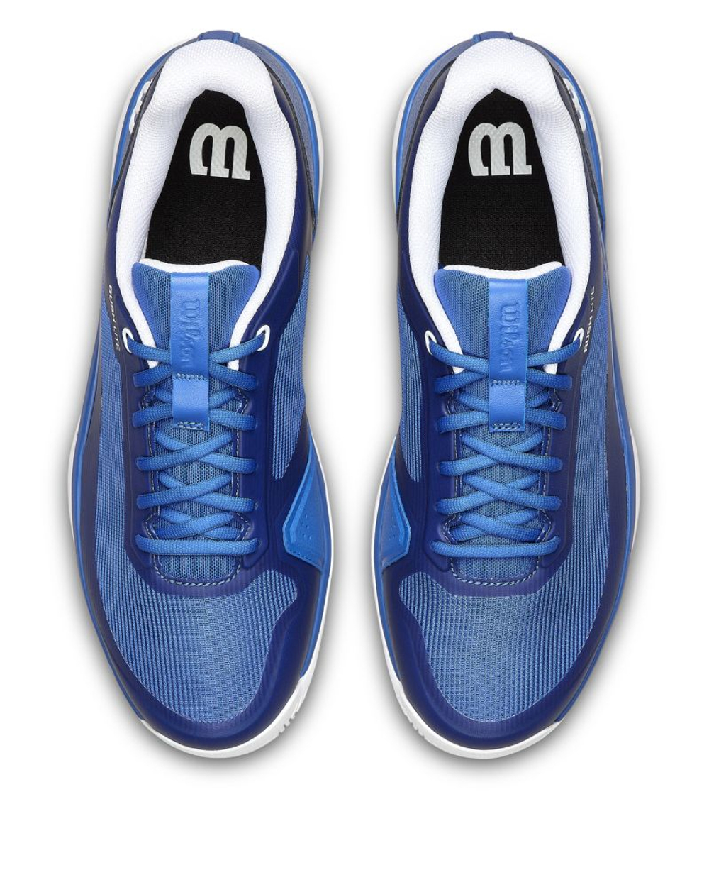 Теннисные кроссовки Wilson Rush Lite 5 - deja vu blue/white/safety yellow