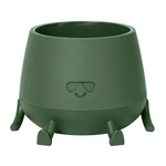 Кашпо "Мистер Крутой" (0,6л) с дренажным донышком Цв. Теплая хвоя