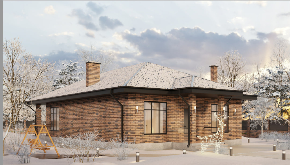 Проект Дома 140 кв. м К-56