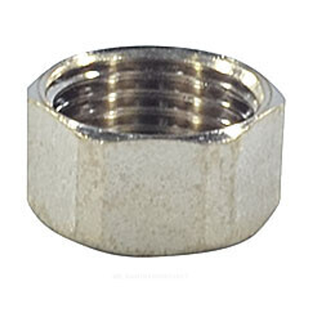 Заглушка латунь никель Ду 40 (1 1/2") ВР SantechSystems