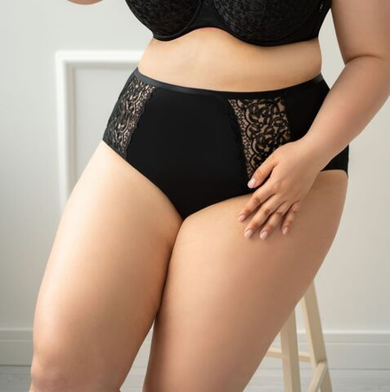 Трусы Kris Line Betty слипы Midi (черный)