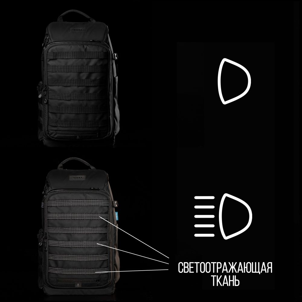 Фоторюкзак Tenba Axis v2 Tactical Backpack 20 Black 637-754