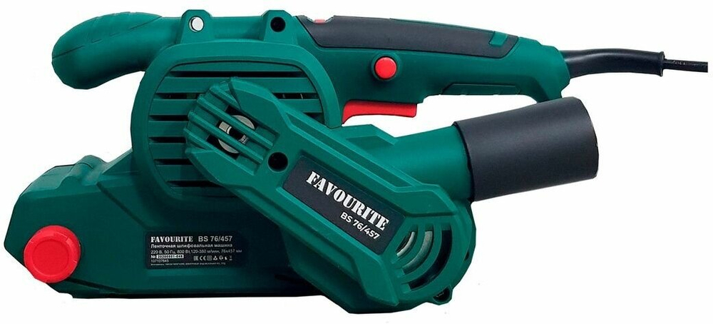 Шлиф. машина ленточная FAVOURITE BS 76/457 800Вт, 76*457мм, 120-380м/мин(107107645)