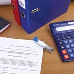 Степлер №10 металлический BRAUBERG "Classic-M", до 15 листов, с антистеплером, синий, 227627