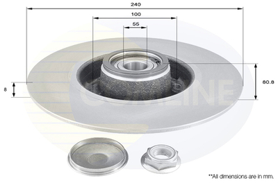 COMLINE - ADC3010-CML - Brake Disc