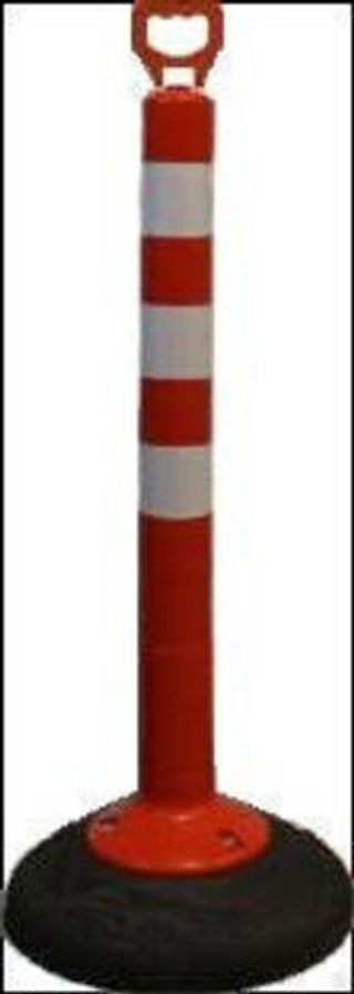Столбик передвижной упругий СПУ-750.000 СБ (оранжевый)