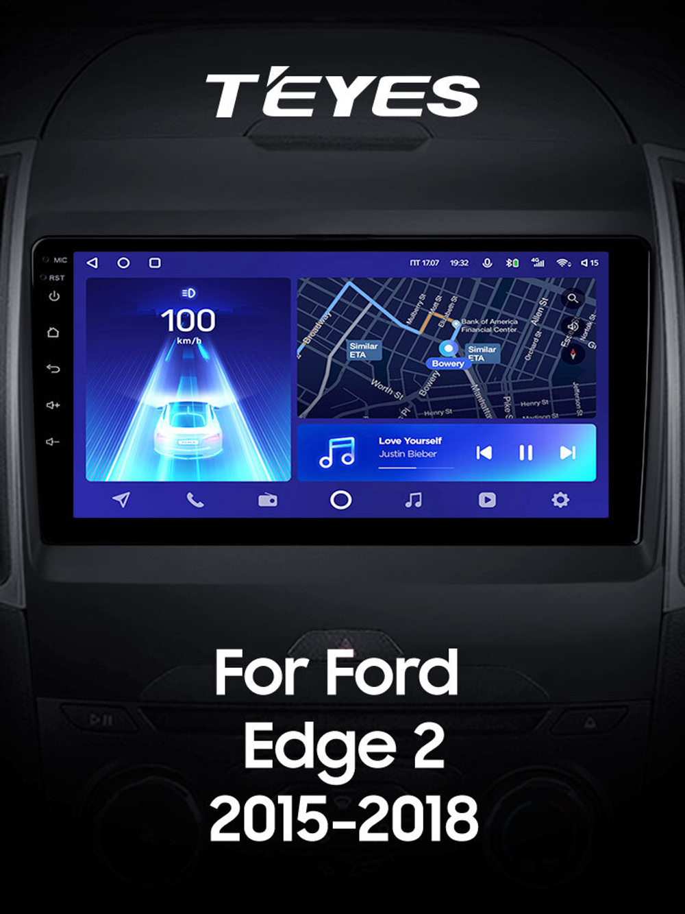 Teyes CC2 Plus 9"для Ford Edge 2 2015-2018