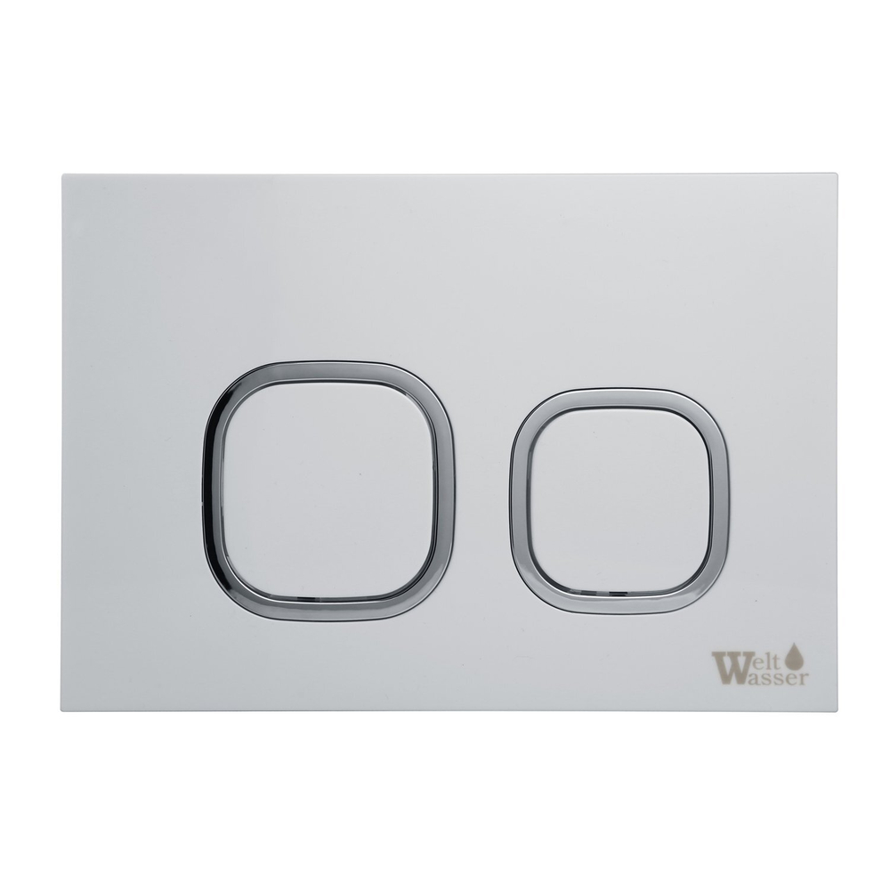Комплект Weltwasser 10000011295 унитаза Merzbach 043 GL-WT с сиденьем микролифт и инсталляции Amberg 497 ST с белой кнопкой Amberg RD-WT