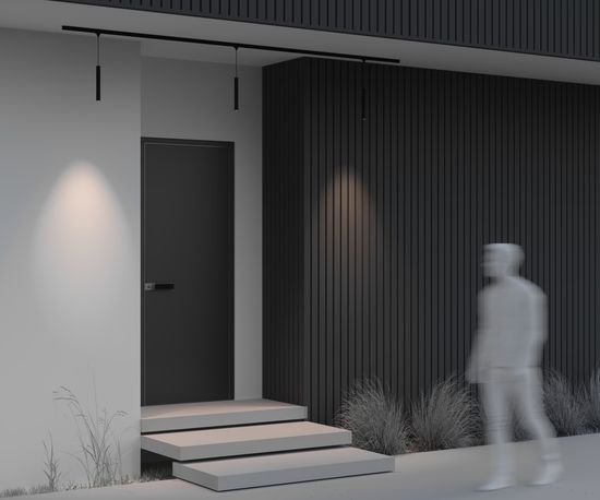 Уличный трековый светильник Outdoor O-TR01-1-P-8WB3K