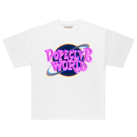 DCW PLANET T-SHIRT (WHITE)