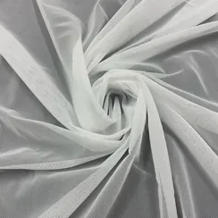 Сетка эластичная белая (цв. 001), Lauma