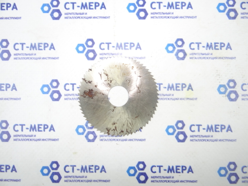 Фреза отрезная по металлу 63х0.6х16мм. z=64 Р18 без фаски без ш/п