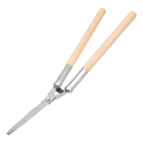 Кусторез, 650 мм, волнистые лезвия, деревянные рукоятки, Горизонт,