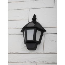 ERAFS08-36 ЭРА Фасадный светильник Фонарь,2 режима(огонь,холодный свет),на солн. бат.,40LED,7lm (12/