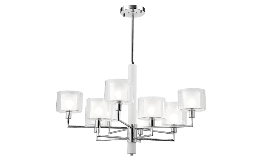 Люстра на штанге Crystal Lux MAESTRO SP-PL5+5 CHROME