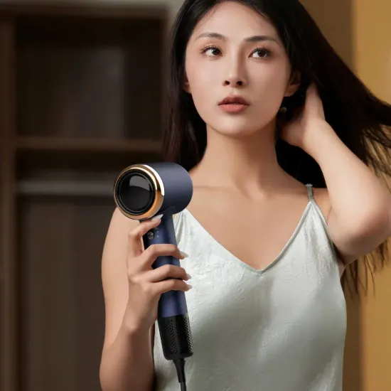 Фен для волос DEM-CF50W (синий)