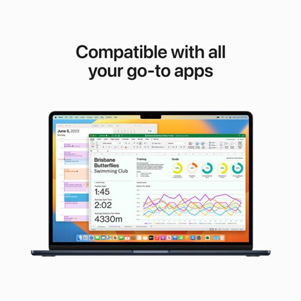 Ноутбук Apple MacBook Air 15 Retina MQKX3LL/A (M2 8-Core, GPU 10-Core, 8 GB, 512 Gb), Midnight