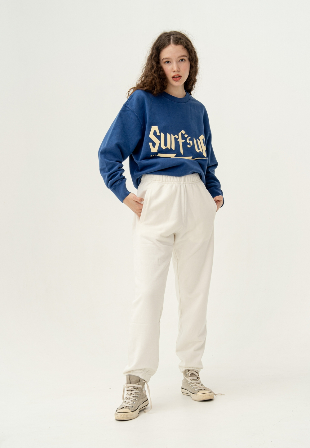Свитшот оверсайз Bowery NYC "Surf's Up" Delft