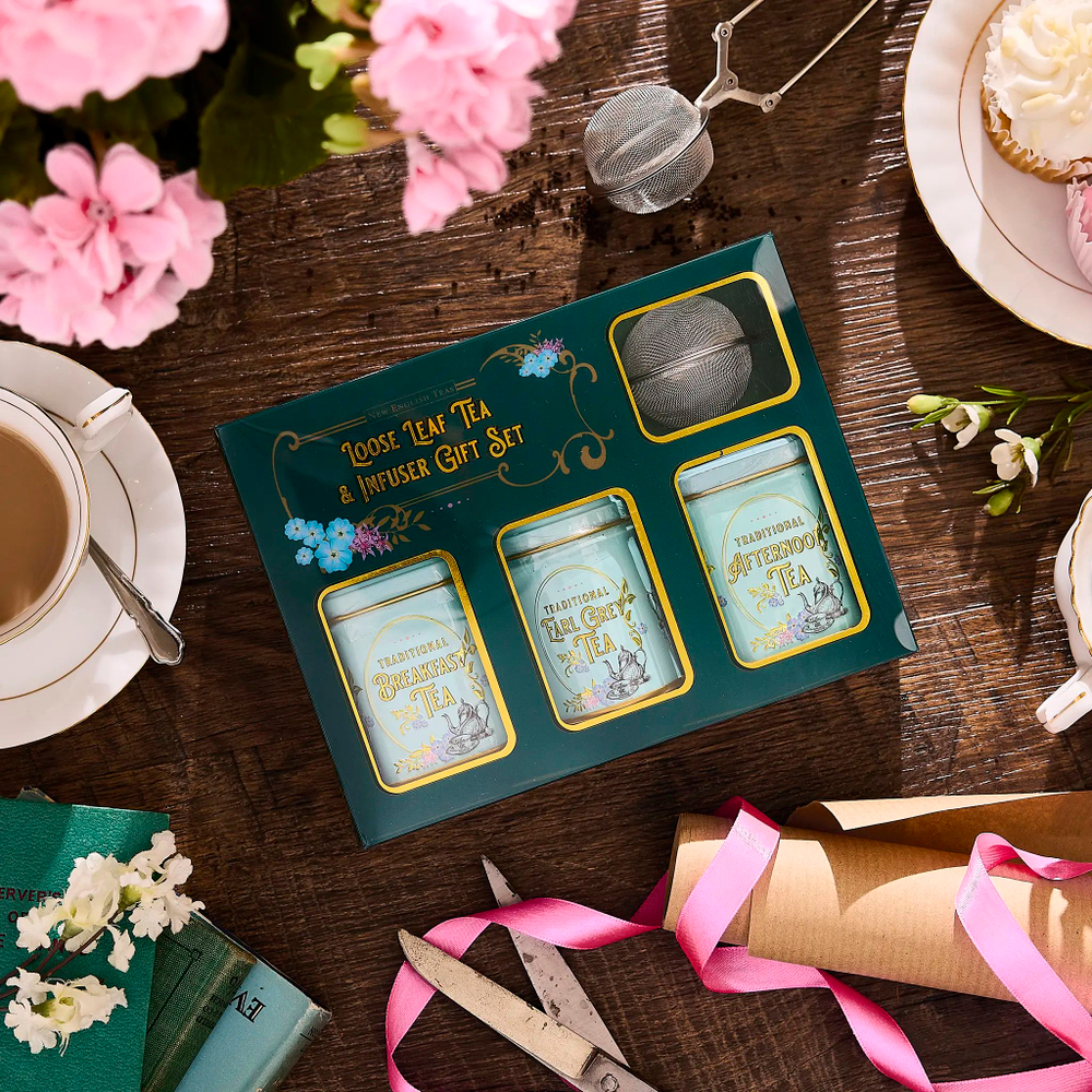 New English Teas Набор листового чая Vintage Victorian, 3шт