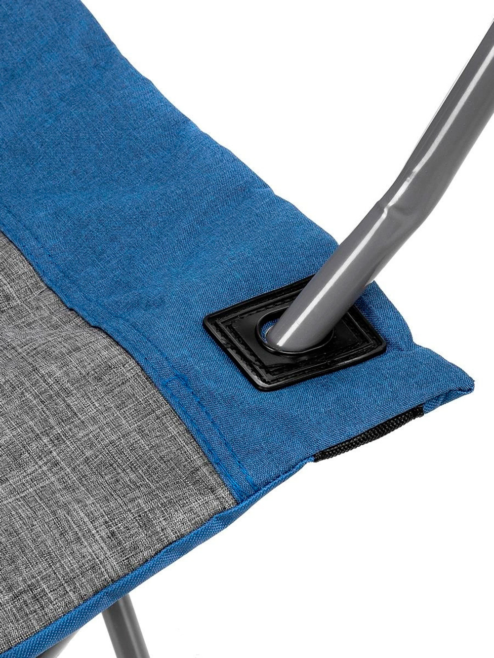 Кресло складное Helios синий/серый (HS-244-BG)