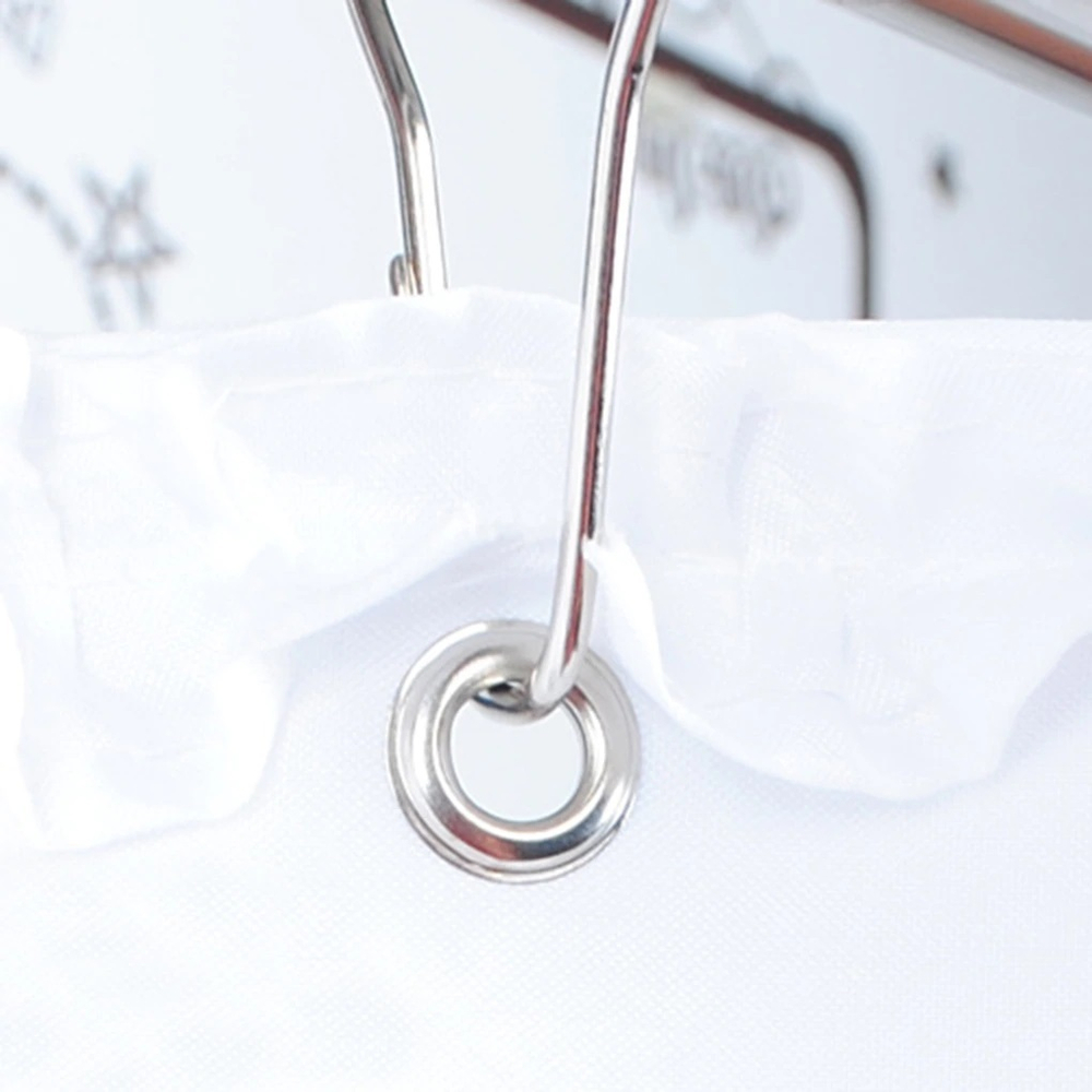 Шторка для ванной 200х220 Carnation Home Fashions Ruffles RUF220W