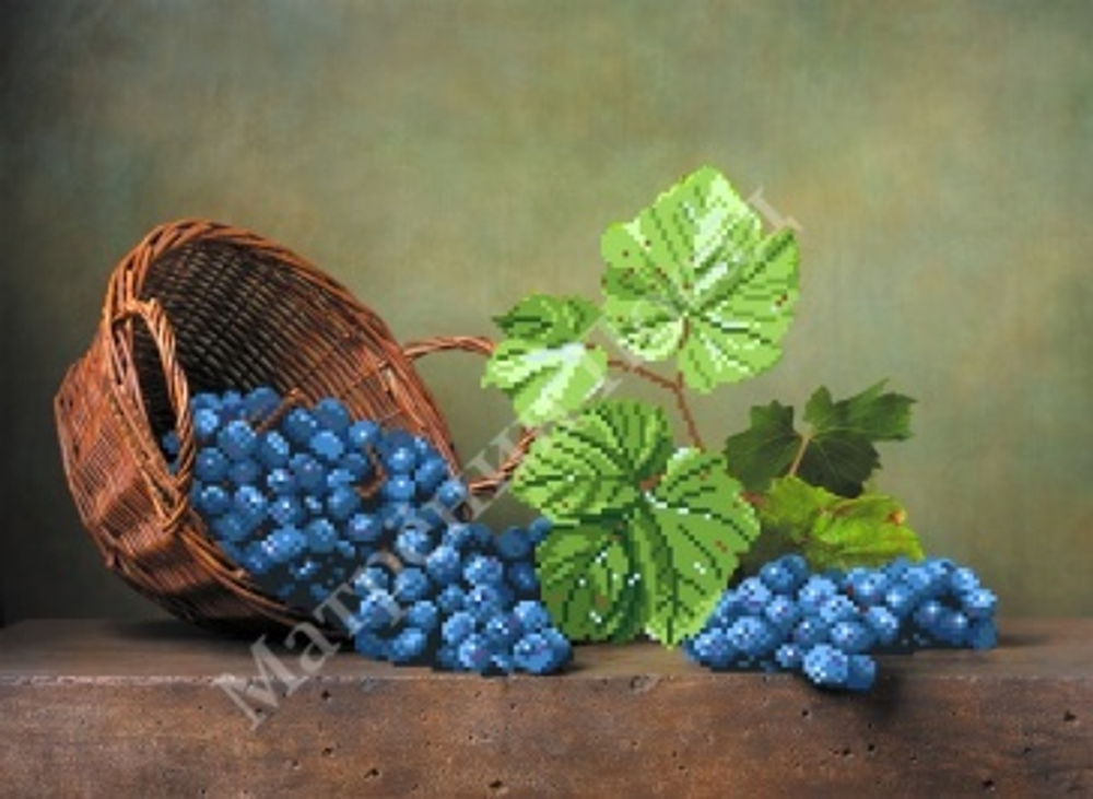 "Виноградная лоза"-4197- ткань с нанесенным рисунком