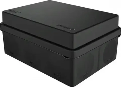 Распределительная коробка Greenel / Гринэль ОП 11 вводов, двухкомпонентная безгалогенная (HF) УФ наружная черная, 150х110х70мм, IP67, GE42441-05 / монтажная