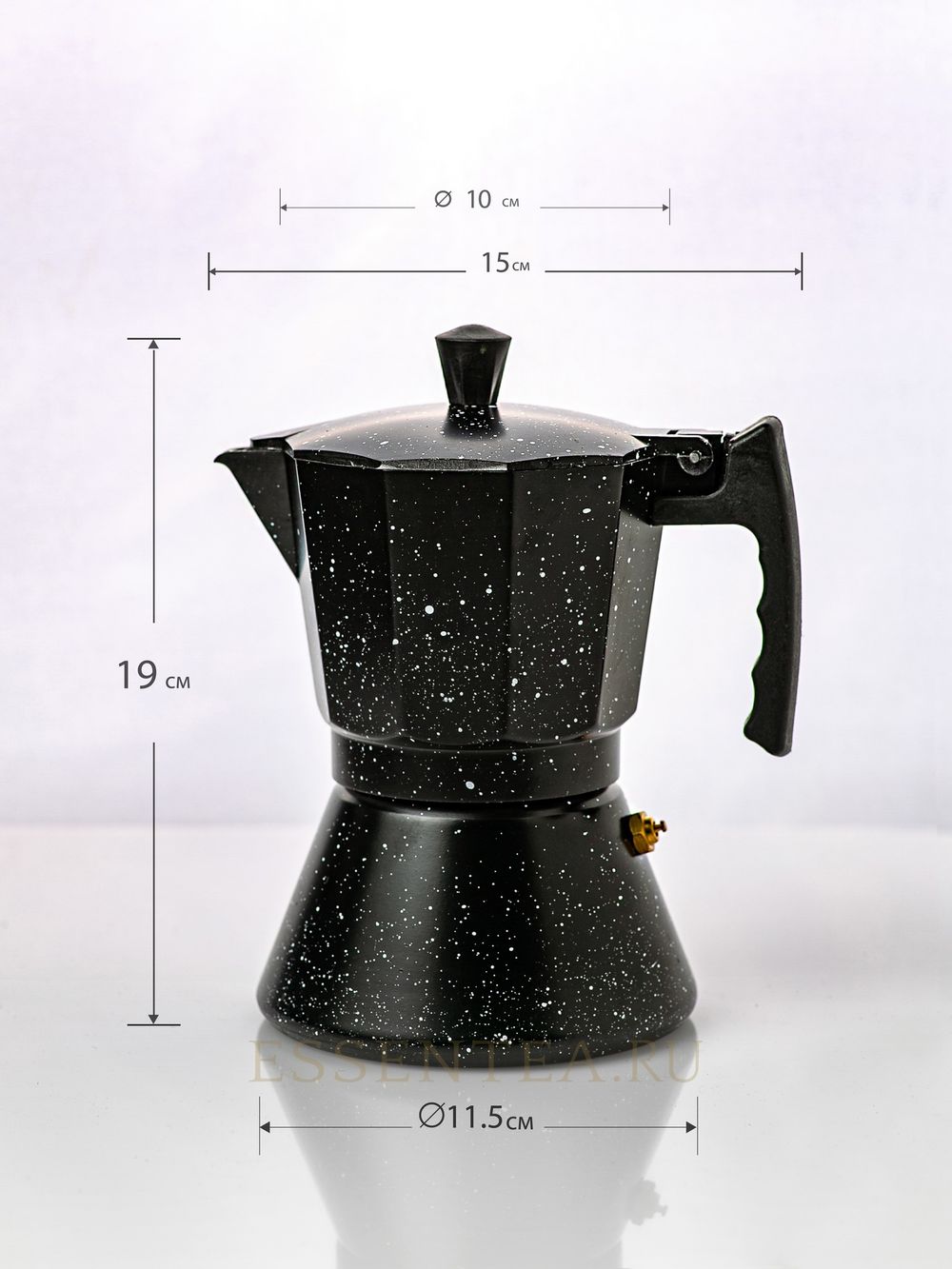 размеры гейзерной кофеварки