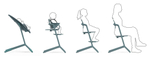 Стульчик для кормления Cybex Lemo 4 в 1 Stone Blue
