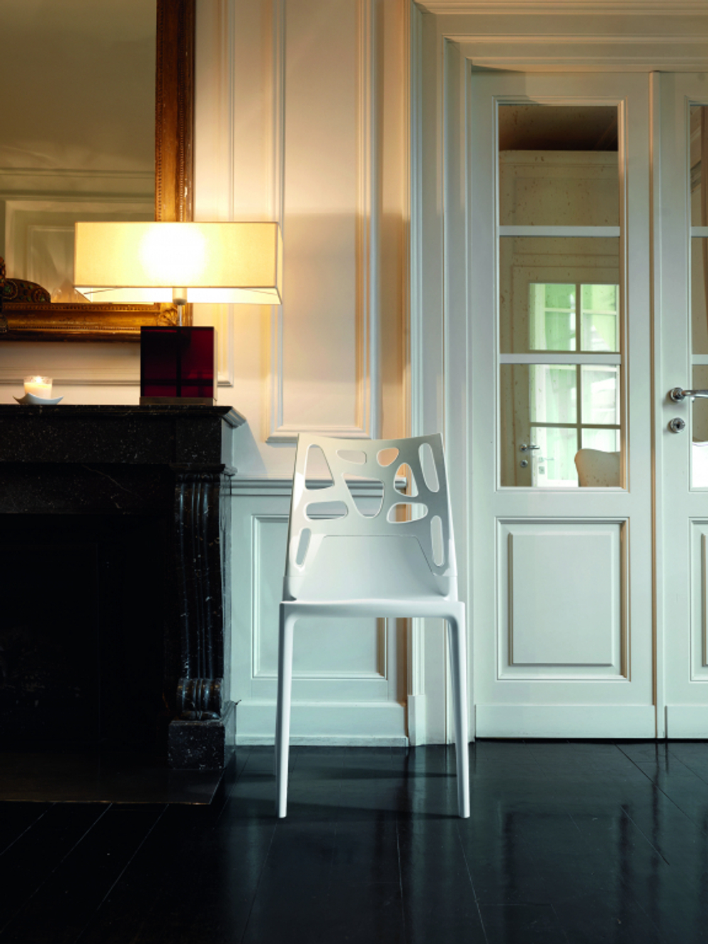 Стул пластиковый Papatya Ego-Rock, белый