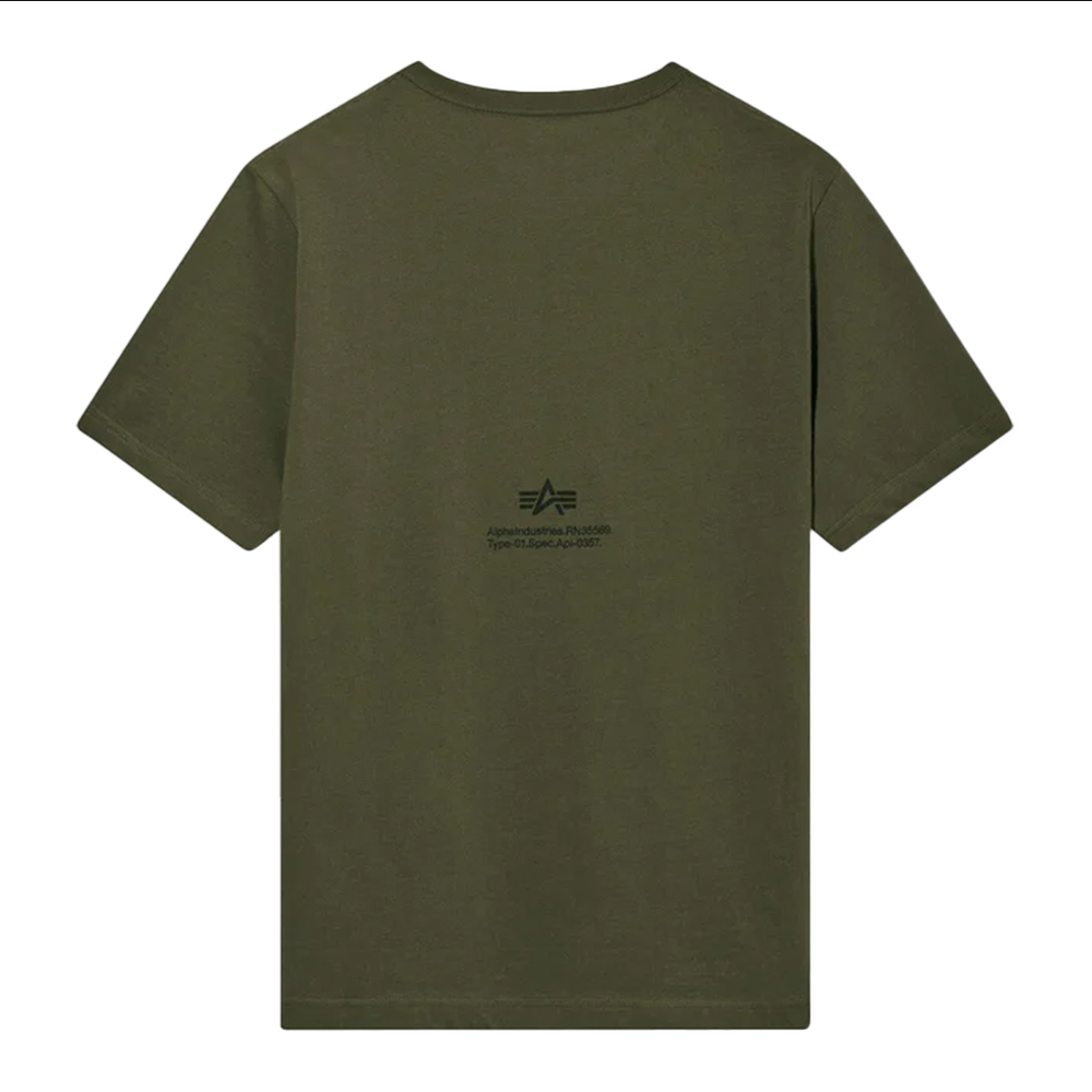 Футболка Alpha Industries Alpha Graphic Оливковый